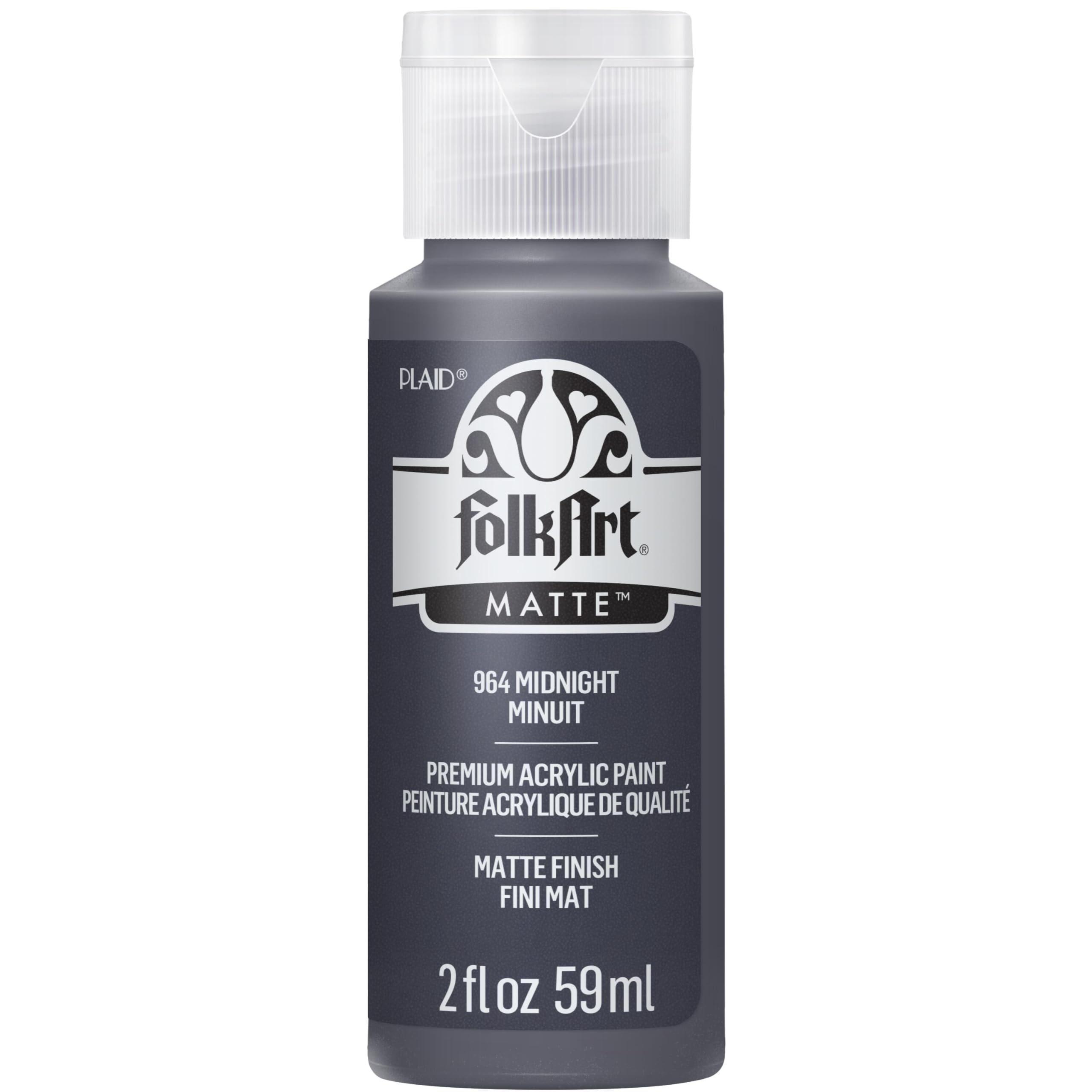 Amazon.com: FolkArt 964 Acrylic Paint 2-Ounce, Midnight